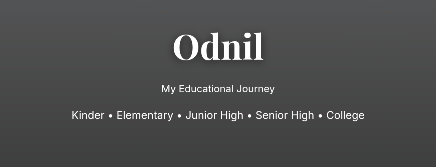 Educational Journey
